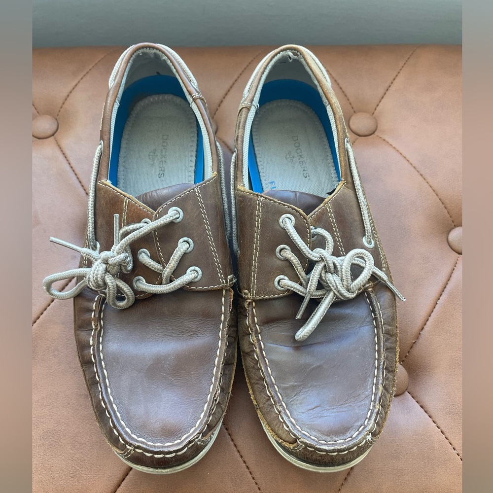 Men's Brown Boat Shoes 11
